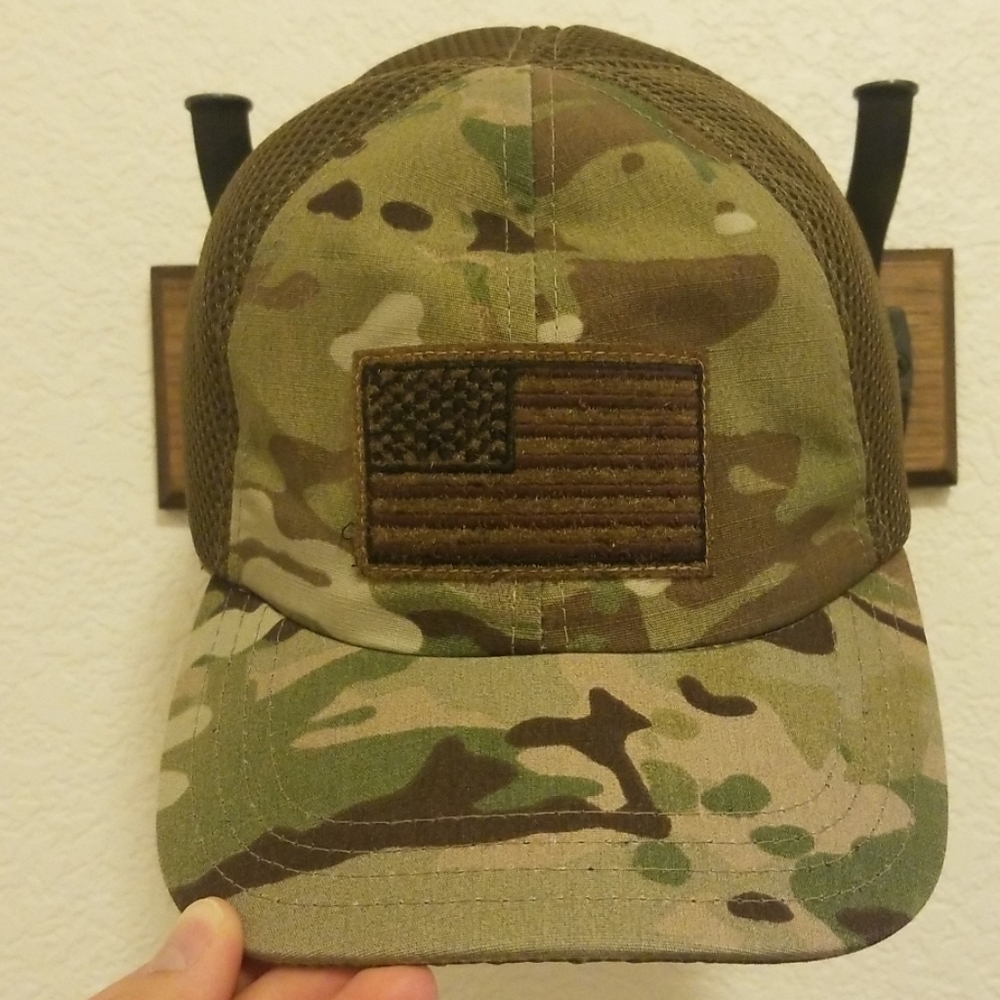 Camo Flag Baseball Cap